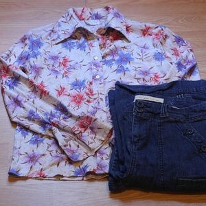Floral Vintage Button Down